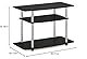 Furinno Turn-N-Tube No Tools 3-stufiger TV-Ständer, Americano, Edelstahlrohre