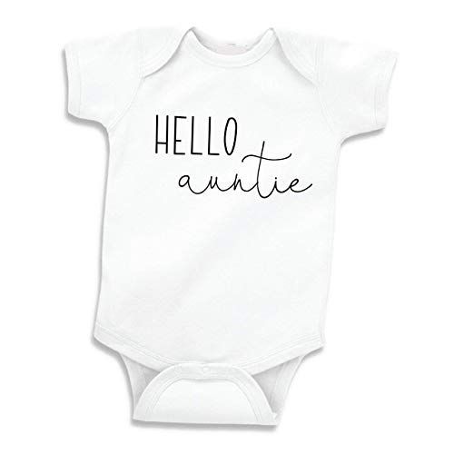 Bump and Beyond Designs Pregnancy Announcement Newborn, Hello Auntie
