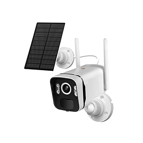 ZHXINSD Solar Security Cameras Wireless Outdoor, 2K 4MP Solar Battery Powered Security Camera WiFi Security IP Camera with PIR Motion Detection, 2-Way Audio, Full Color Night Vision, with Solar Panel