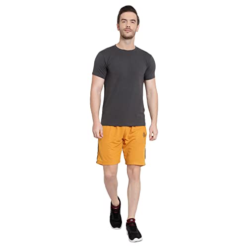 Image of DIA A DIA Men's Cotton Shorts with Zipper Pockets - Elastic Waist with Drawstring, Comfortable Casual & Gym Shorts for Men, Sizes M to 5XL (28-46 Inch Waist), Plus Sizes