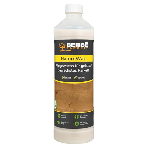 Bembe - Bembé NatureWax, schützendes Pflegewachs für geöltes/gewachstes Parkett, 1 Liter