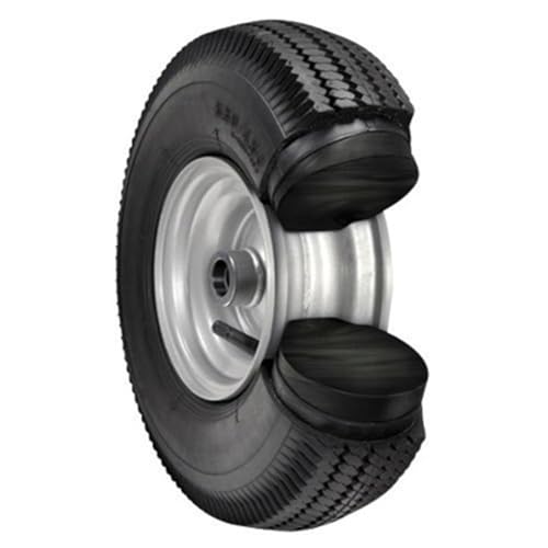 MILLER ELECTRIC Never Flat Tire,Rubber,14-1/2
