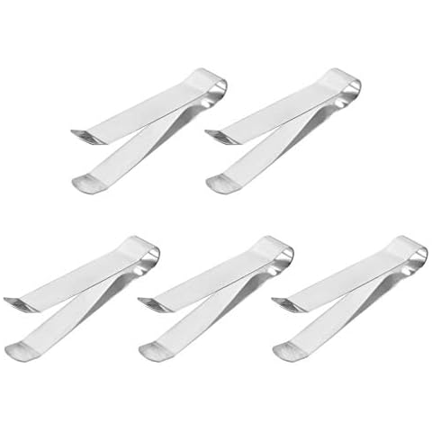 Artibetter Kerzenlöscher 5 Stück Edelstahl Kerzen-Clip Flammenlöscher Dochtlöscher Kerzenlöscher Kerzenlöscher Klemme zum sicheren Löschen von Kerzen, Kerzendocht Cover