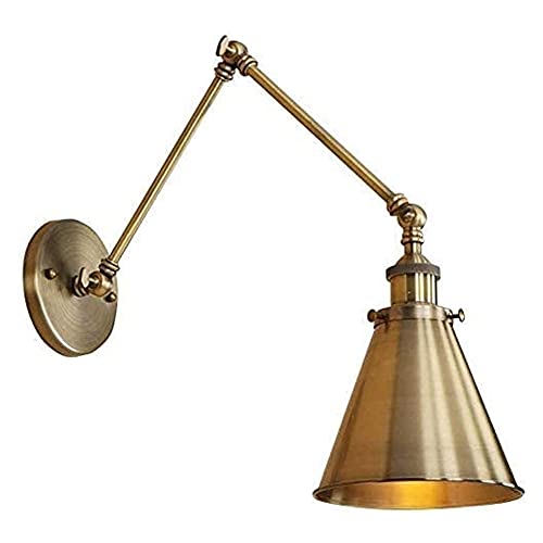 Lámpara de pared con brazo oscilante Edison para crear rincones de lectura acogedores