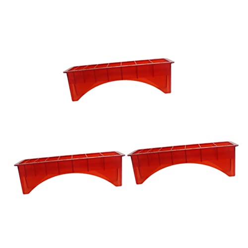 minkissy 3pcs Clipper Guard Organizer Storage Box Hair Clipper Comb Holder for Barbershop and Salon Use Slot Design for Efficient Tool Management