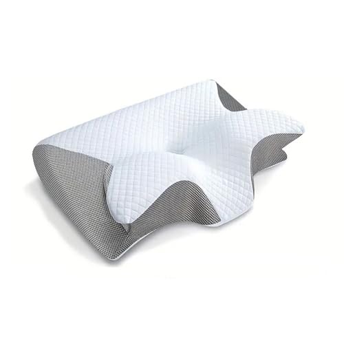 Almohada actualizada 2025, una almohada ortopédica ergonómica con soporte lateral contorneado para aliviar el dolor de cuello