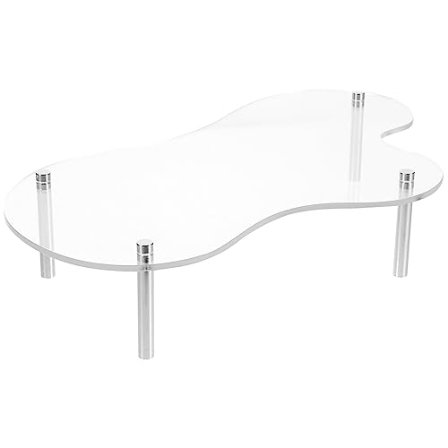 IWOWHERO 1 Set Clear Acrylic Cupcake Stand Dessert Display Riser Cupcake Holder Cake Stands for Dessert Table Ice Cream Display Stand Dessert Stands Display Shelves Cake Display Stand Metal