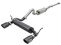 AFE Power 49-48062-B Rebel Series 6.3 cm 409 Edelstahl Cat-Back Auspuffanlage für Jeep Wrangler JK 2dr/4dr V6 Gas