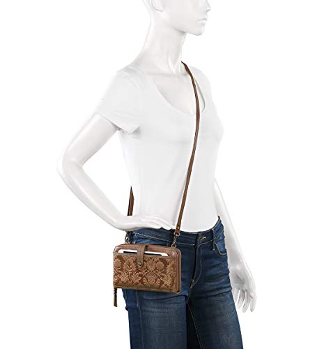 The Sak 107467-213 Womens Iris Large Smartphone Crossbody Bag In Leather Convertible Purse thumb #6