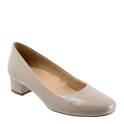 Trotters Women's Pump, Stone Patent, 6