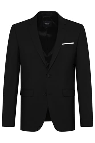 DIGEL Chaqueta de manga larga con cuello de solapa con dos botones, color negro, Negro , 90