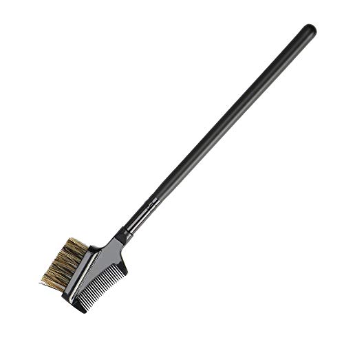 VAGA Professional Make Up Artists Cosmetics Wooden Handle Eyelash & Eyebrow Brush And Comb In One
