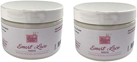 Madame Loulou Smart Lace, Edible & Ready-to-Use Cake Lace Decor Duos for cakes, cookies and more 160g ea. (White x 2)