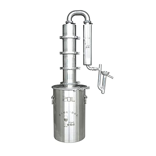 20L/35L/60LMoonshine Still itres Stainless Steel Wine Making Kit Water Distiller Home Brewing Kit for DIY Whisky Wine Brandy Gin Vodka (Produce 92% ABV) (35L)