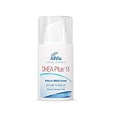 AllVia DHEA Plus 15 Natural DHEA Cream Unscented 2 oz 57 g