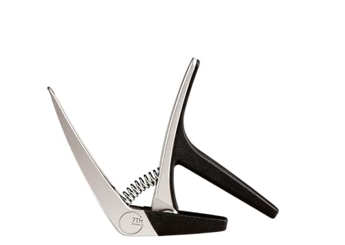 G7th Nashville Silver Ukelele Capo - Lightweight and Low Profile - The Perfect Capo for all Ukeleles, UK Designed Excellence