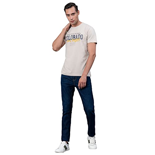 Image of Red Tape Printed Round Neck T-Shirt for Men | Premium Comfort | Versatile Everyday Essential