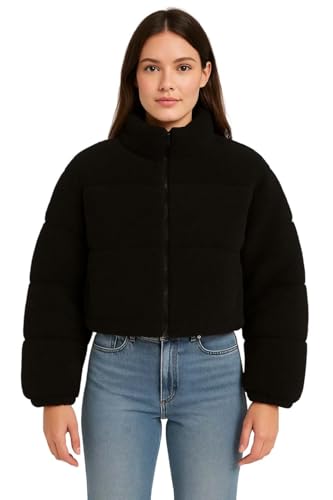 Image of KOTTY Women's Cozy Fit Full Sleeve Coral Fleece Zip Jacket - Winterwear with Pockets for Daily Warmth & Style
