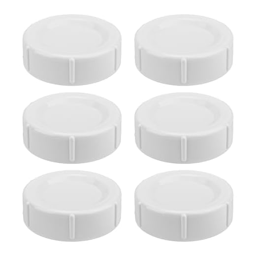 lasuroa 6 Stk Babyflaschenverschlüsse für Dr. Brown, BPA-Frei Babyflaschendeckel für Unterwegs und zur Aufbewahrung Ersatzteile Kompatibel mit Dr. Browns Natural Flow Weithals Flaschen