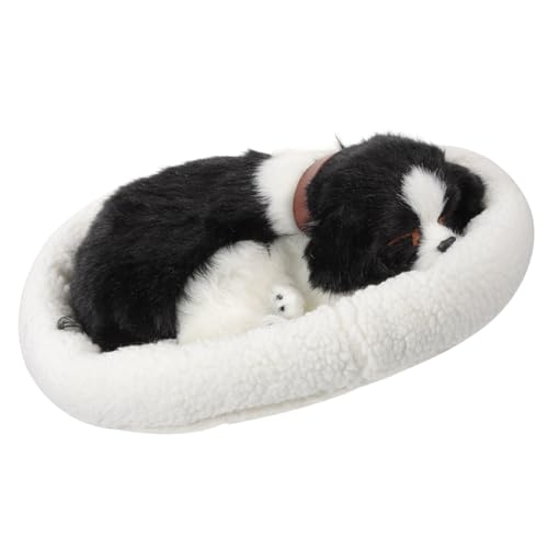 Chien en peluche réaliste Border Collie STOBAZA contre le stress