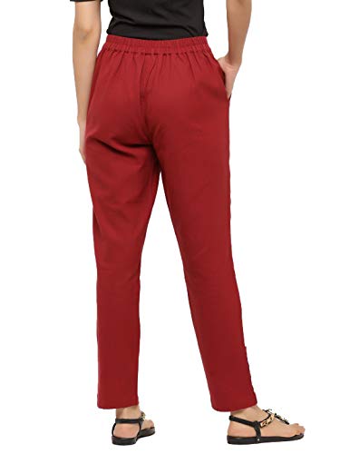 Image of Jaipur Kurti Women's Pleat-Front Regular Pants