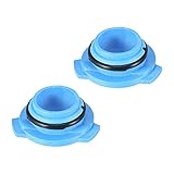 X AUTOHAUX 2pcs 9006 HB4 LED Headlight Adapter Base Bulb Sockets Retainer Holder Universal for Car Blue