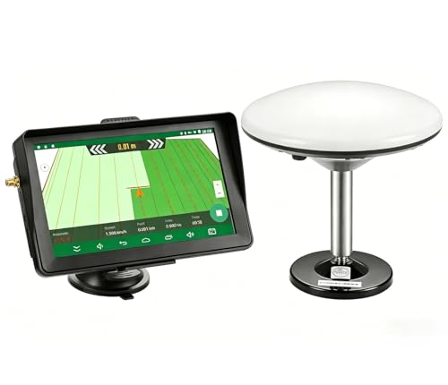 Rolniczy nawigator Gnss, nawigator GPS ciągnika 17.8 cm, precyzyjny system nawigacji GPS do rolnictwa, automatyczne pozycjonowanie o wysokiej dokładności do opryskiwania, orki i siewu