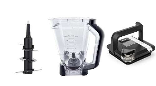 Image of Pitcher with lid and blade compatible with Ninja Blenders BL910 BN751 BN801