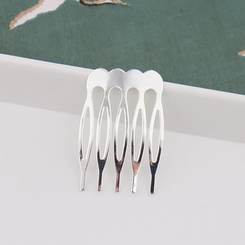 20 Peines Metálicos para Cabello, 5 Dientes miniatura 4