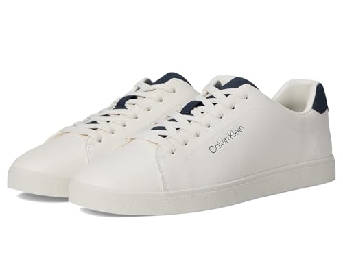 Calvin Klein Men's Ilano Sneaker, Ivory, 11