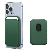 Magsafe Wallet Für IPhone 12-16 | Magnetische Kartenhülle | Vegan Leder | Blau