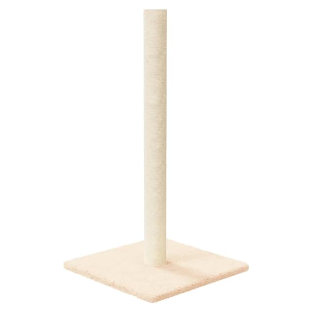 vidaXL Poste rascador para Gatos Crema 35x35x70 cm