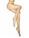 E-Laurels Women's Sexy Silky Crotchless Stretchy High-waist Pantyhose Stockings Light Nude 1Pairs