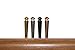 WE Games Easy-Grip Metal Cribbage Board Pegs and Velvet Pouch - Set of 12 Pins (3 Brass, 3 Chrome, 3 Black, 3 Copper)