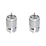 Generchin 2X Motor 895 DC 24V 10000RPM Mini Motor de Par Grande de Alta Velocidad para Herramienta Eléctrica de Bricolaje Taladro Pequeño con Rodamiento de Bolas