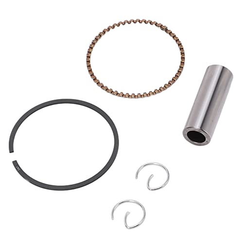 Aramox Conjunto de anéis de pistão, kit de montagem de pistão anéis de pistão de liga de aço para mo