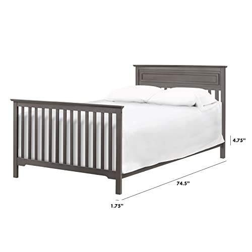 Image of DaVinci Hidden Hardware Twin /Full-Size Bed Conversion Kit (M5789) in Slate