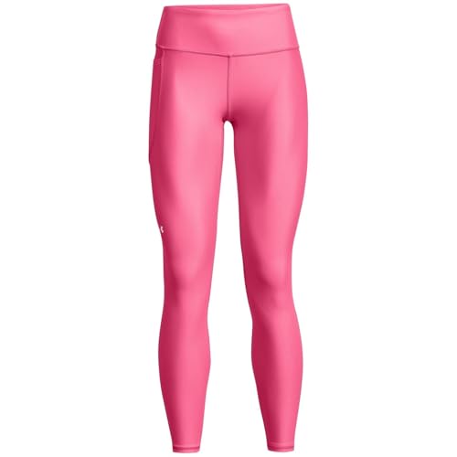 Under Armour Womens Hi Rise Performance Tights Pink 8