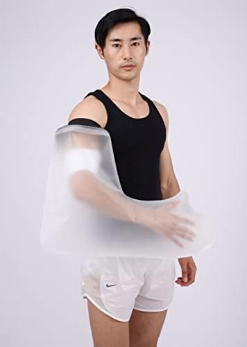 Sealcuff Waterproof Cast & Bandage Protector, Reusable Cast Cover for Shower Adult Arm, Leg, Foot - Watertight Seal (Adult Long Leg)