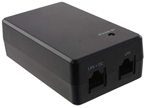 48 Volt Power Supply POE Injector for IP Office Phones (Mitel, Shoretel, Digium, Polycom)
