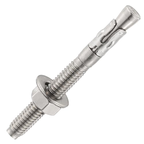 Wensilon 10Pcs 3/8x4" Stainless Steel Wedge Anchors