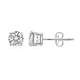 Mkhhy Moissanite Stud Earrings,diamond earrings,925 sterling silver stud earrings,Hypoallergenic ear