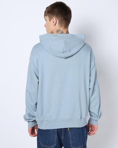 Image of Gap Men Regular Fit Solid Full Sleeves Cotton Hoodie