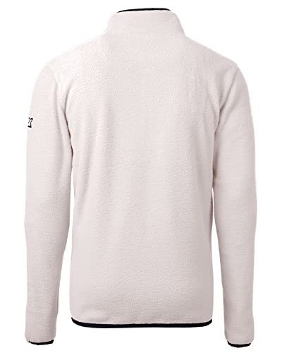 Image of Cutter & Buck mens Cascade Eco Mens Sherpa Fleece Quarter ZipFleece Jacket