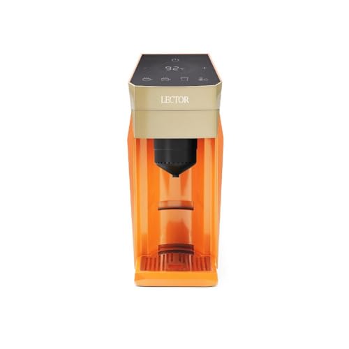 Image of LECTOR Max 2-in-1 Capsule & Ground Coffee Espresso Machine | 19-BAR Pump | Ultra-Fast 20s Brewing | Touch Sensor Display | Home & Office Use | Gift Set White 230ML Ceramic Cup