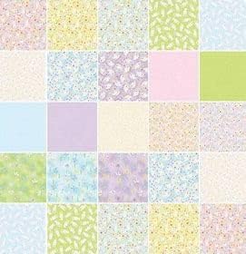 Miniatura 2 de Hippity Hoppity by Kanvas Studios of Benartex 42 - Pastel cuadrado de 10 x 10 pulgadas, multicolor