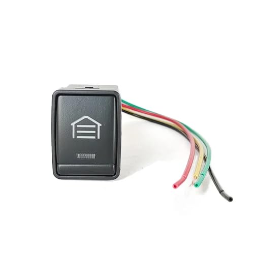 Botón Interruptor Ventana Mando Botonera Elevaluna Interruptor de presión para puerta coche, cámara frontal, botón garaje, reacondicionado, compatible con Nissan X-Trail TEANA 2013-2018(Garage)