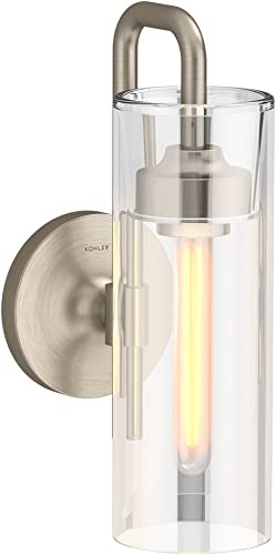 Kohler 27262-SC01-BVL Purist Bathroom Vanity Fixture, Wall Sconce Lighting, UL Listed, 1, Vibrant Brushed Bronze