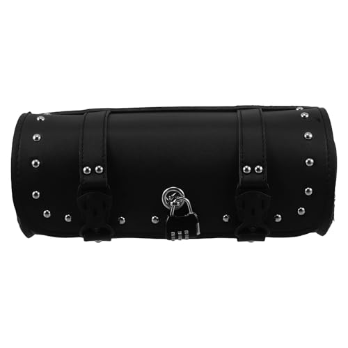 Sacoche reservoir moto similicuir pochette rangement fourche outils