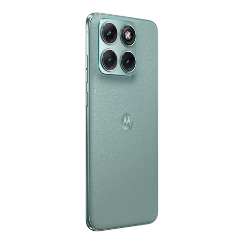 Image of Motorola Edge 70 Pro+ 5G (Twill Inspired Pantone Stormy Sea Green, 12GB RAM, 256GB Storage) | Dimensity 8500 Extreme Processor | 50MP + 50MP + 50MP Triple AI Camera |6.8 inch pOLED Display|
